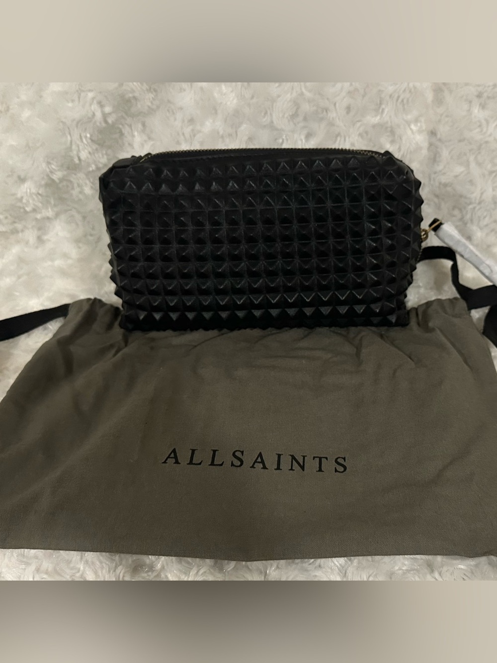 (NEW) All Saints *SOLD OUT* Elliotte Leather Pouch